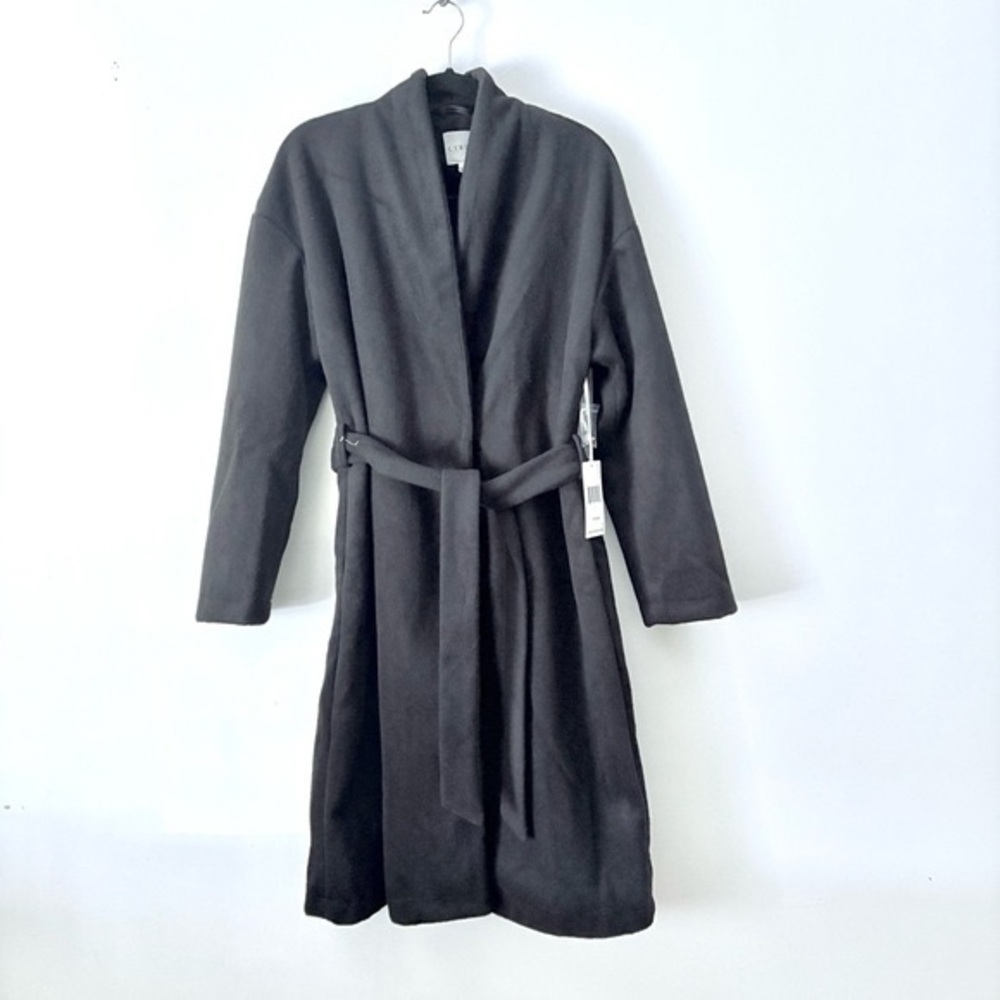 Cyrus Black Belted Women's Trench Coat M